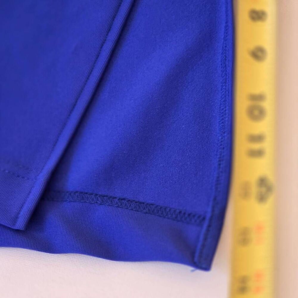 Boston Proper Womens V-Neck Belted Sleeveless Wide Leg Jumpsuit Blue Size XS - Picture 9 of 12